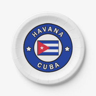 Assiettes En Carton Havane Cuba