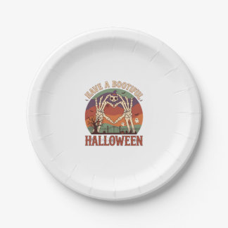 Assiettes En Carton Have Bootiful Halloween Skeleton Hands Cat Skull W