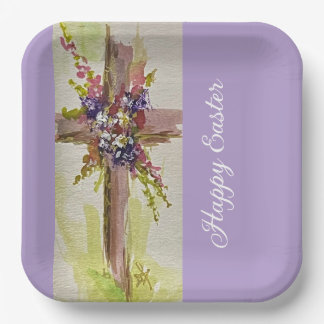 Assiettes En Carton He is Risen 