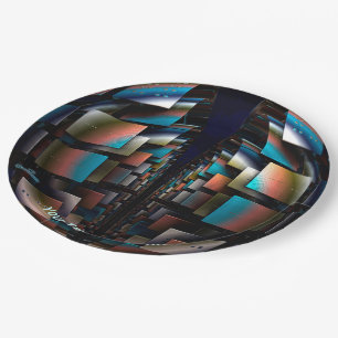 Assiettes En Carton Hémisphères concentrés