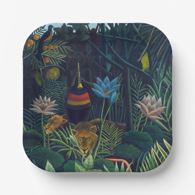 Assiettes En Carton Henri Rousseau - Le Rêve / Le Reve (Recto)