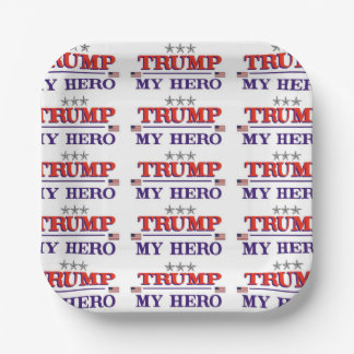 Assiettes En Carton Héros TRUMP
