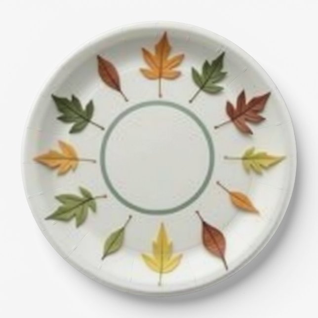 Assiettes En Carton Heure du printemps (Devant)