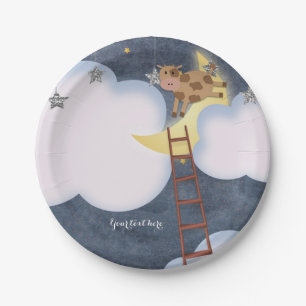 Assiettes En Carton Histoire de Baby Shower Livre de Nurserie Rimes Pe