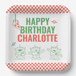 Assiettes En Carton Histoire du jouet   Pizza Planet Anniversaire de e