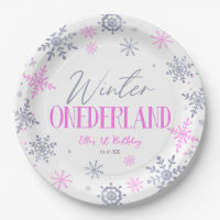 Hiver ONE derland Flocon de neige 1er anniversaire