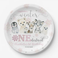 Hiver Onederland Animaux Arctiques Neige 1er Anniv