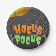 Hocus Pocus Paper Plate