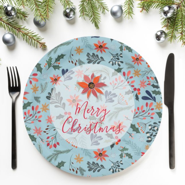 Assiettes En Carton Holiday Christmas (Créateur téléchargé)