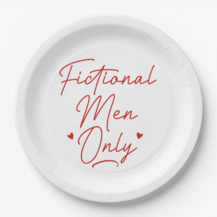 Assiettes En Carton Hommes de fiction uniquement