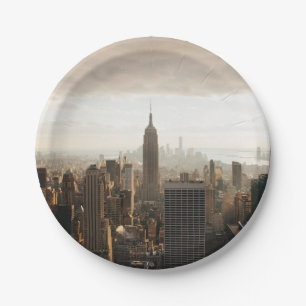 Assiettes En Carton Horizon de New York