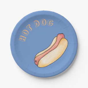 Assiettes En Carton Hot dog