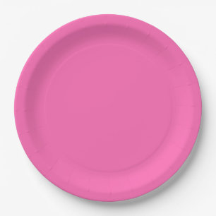 Assiettes En Carton Hot Pink