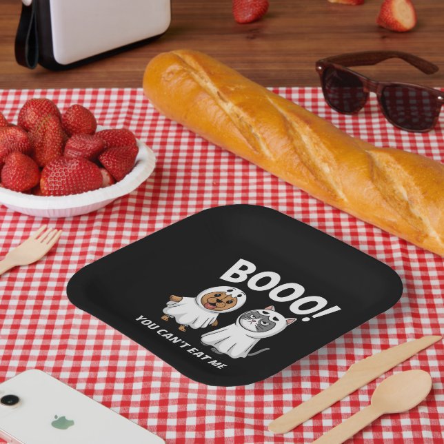 Assiettes En Carton Hou Vous Ne Pouvez Pas Me Manger Chiens Et Chats D (Pique-nique)