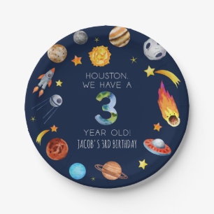 Assiettes En Carton Houston We Have A 3 Year Old Fête d'anniversaire d