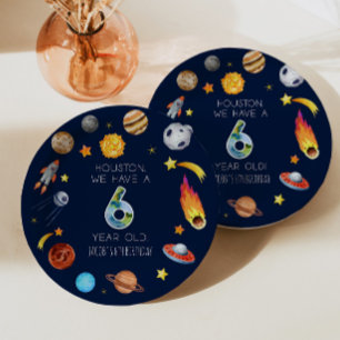 Assiettes En Carton Houston We Have A 6 Year Old Fête d'anniversaire d