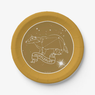 Assiettes En Carton HUFFLEPUFF™ Constellation Graphic