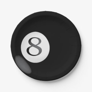 Assiettes En Carton Huit plaques à papier de boule