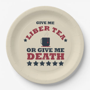 Assiettes En Carton Humour Patriotique - Drôle du 4 juillet
