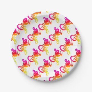 Assiettes En Carton I Love BMX