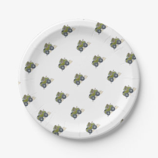Assiettes En Carton Illustration de bande dessinée d'un éléphant