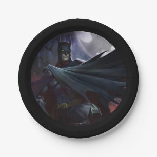 Assiettes En Carton Illustration de Batman sur la crise infinie
