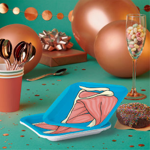 Assiettes En Carton Illustration d'organe
