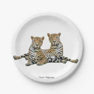 Assiettes En Carton Image Jaguar pour Plaque papier
