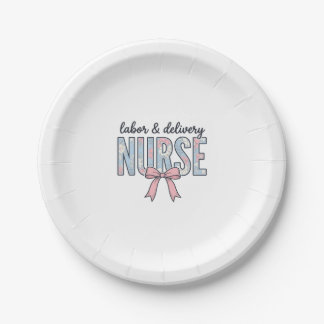 Assiettes En Carton Infirmière en salle d'accouchement Chemise vintage