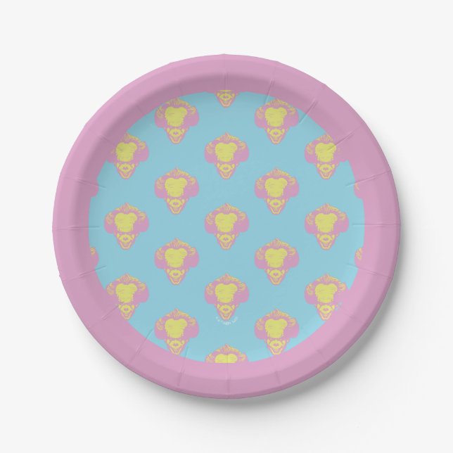 Assiettes En Carton IT | Pennywise Pastel Head Pattern (Devant)