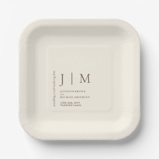 Assiettes En Carton Ivory Cream Formal Event Theme Wedding