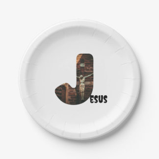 Assiettes En Carton J pour la coutume de Jésus