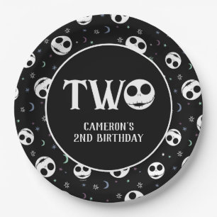 Assiettes En Carton Jack Skellington 2e anniversaire - DEUX