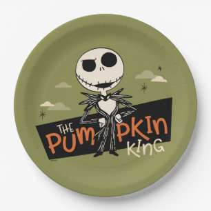 Assiettes En Carton Jack Skellington le roi Citrouille