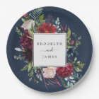 Jardin d'automne | Mariage bleu marine