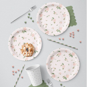 Assiettes En Carton Jardin de Camélia