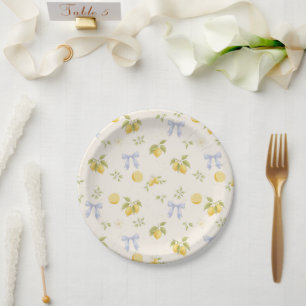 Assiettes En Carton Jardin de citron avec souris