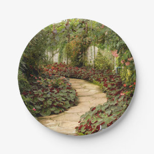 Assiettes En Carton Jardin de fées de Plaque de Papier