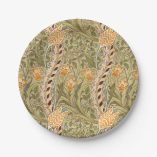 Assiettes En Carton Jardin de jonquilles William Morris Fleur Classiqu