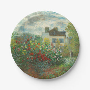 Assiettes En Carton Jardin des artistes de Monet dans Peinture d'Argen