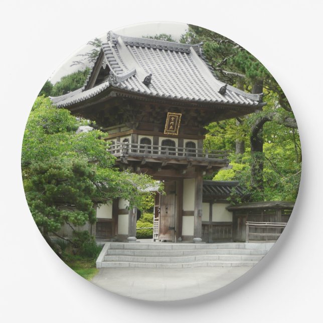 Assiettes En Carton Jardin japonais de thé à San Francisco (Devant)