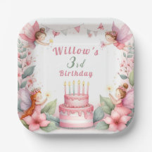 Jardin poilu rose enchanté - Anniversaire