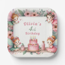 Jardin poilu rose enchanté - Anniversaire