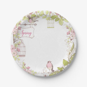 Assiettes En Carton Jardin secret