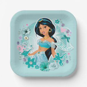 Assiettes En Carton Jasmine - Princesse Jasmine