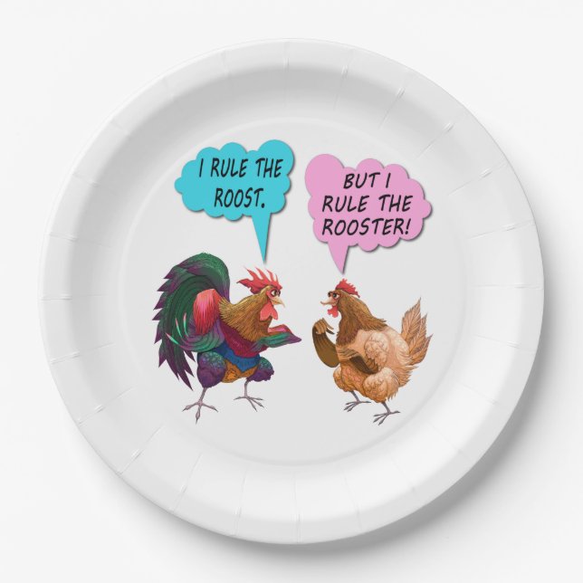 Assiettes En Carton Je régis les plaques de papier du toit (Devant)