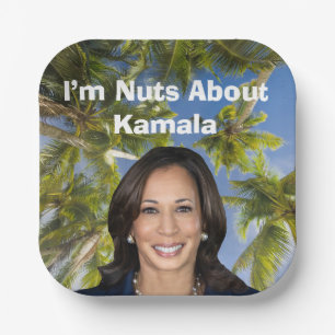 Assiettes En Carton Je suis nu à propos de Kamala