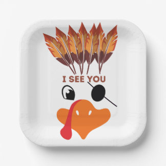 Assiettes En Carton Je te vois