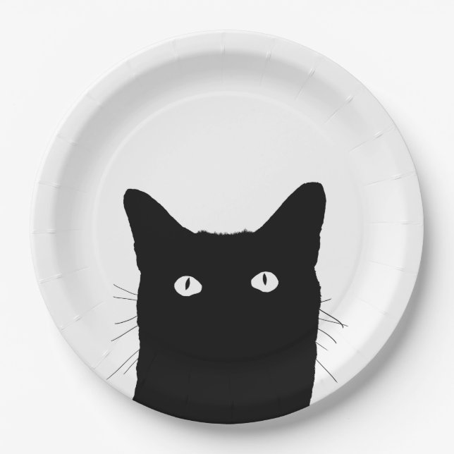 Assiettes En Carton Je vois Cat Click (Cat Click) pour sélectionner un (Devant)