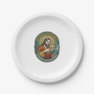 Assiettes En Carton Jésus Souris Double Clic Cassée Bureau IT Tech